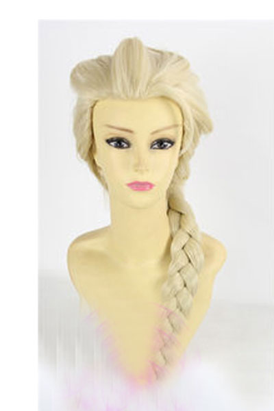 ディズニー映画 アナと雪の女王 Frozen Elsa エルサ 女王風ウィッグ コスプレ仮装変装Wig