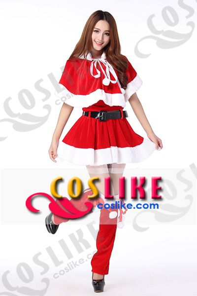 サンタさんコスチューム 可愛い クリスマススカート クリスマスコスプレ衣装 .｡.:*･ﾟMerry Xmas:*･ﾟ｡:.*