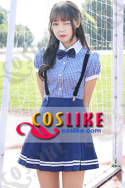 韓国JK風女子学生制服衣装 夏着女子校生 学園祭コスプレ衣装 男女兼用 